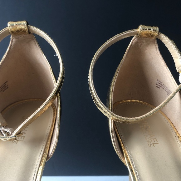 Michael Kors Gold Height Heels US 10 - Picture 12 of 12